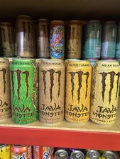MONSTER JAVA ENERGY DRINK COLLECTION. American Coffee x4