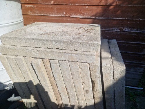 Concrete paving slabs - 15,