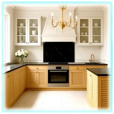 Solid Pine Louvre || Louvered