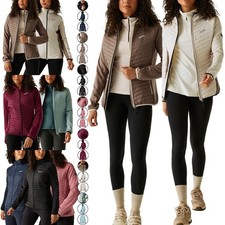 Ladies Regatta Andreson Jacket Hybrid Hooded Quilted Water Repellent Insulated