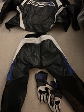 HGR Racing Leathers In Blue &
