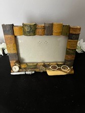 Unusual Old  Photo Frame Decorative Book Style