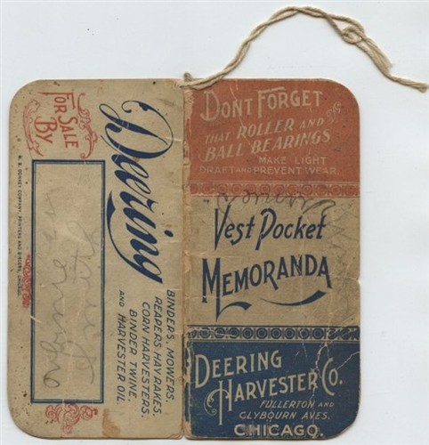 Deering harvester vest pocket - deering,