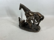 Farrier and Horse Bronze Effect Decorative Collectable Figurine Blacksmith