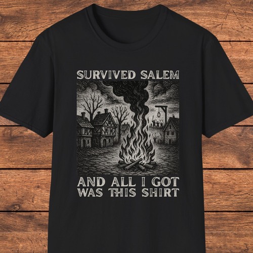 Survived salem shirt witch - survived, t-shirt,