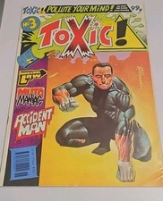 Vintage comic book toxic - book,