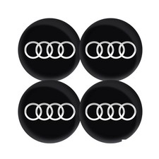 4pcs Audi Wheel Centre Caps 60mm 61mm 68mm 69mm 77mm for A1 A2 A3 A4 A5 A6 A7...