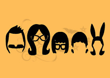 Bob's Burgers Vinyl Decals, Bob's Burgers Stickers, Car Decals, Window Decals