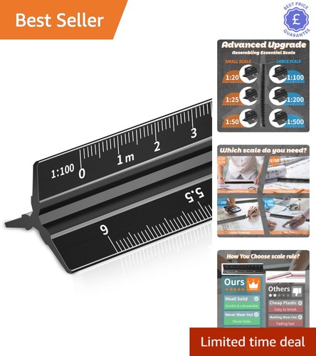 30cm aluminum architect scale - 30cm,
