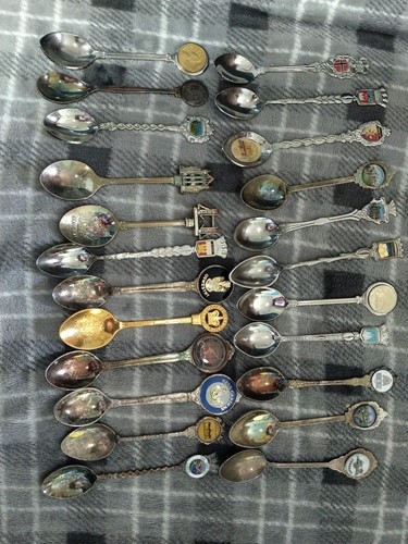 Souveneer spoons lot various - souveneer,
