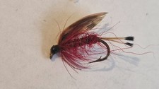 Mallard and claret traditional winged wet flies. Set of four, size 12.