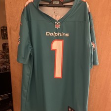 NFL - Miami Dolphins Shirt Number 1 Tua Tagovailoa Size Large
