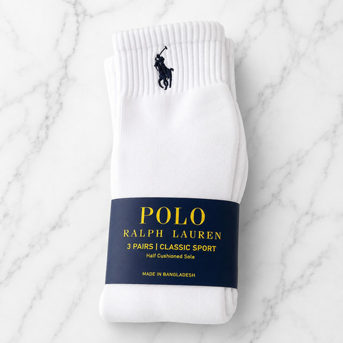 White ralph lauren mens socks - white,