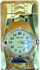 Quartz Watch Lighter Gold Tone