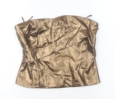 Zara Women’s Gold Strapless