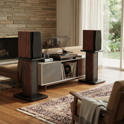 Wooden speaker stands - stands, 40cm