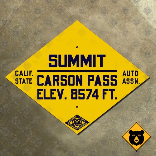Carson pass california csaa - carson,