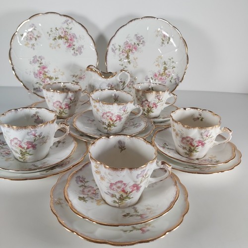 Antique floral pattern gilded - floral,