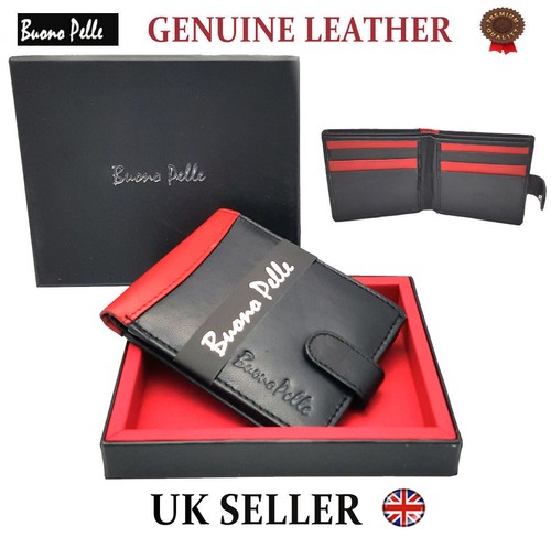 Mens leather wallet rfid - leather,