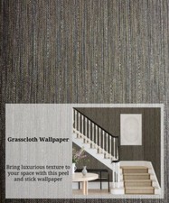 Metallic Faux Grass Cloth