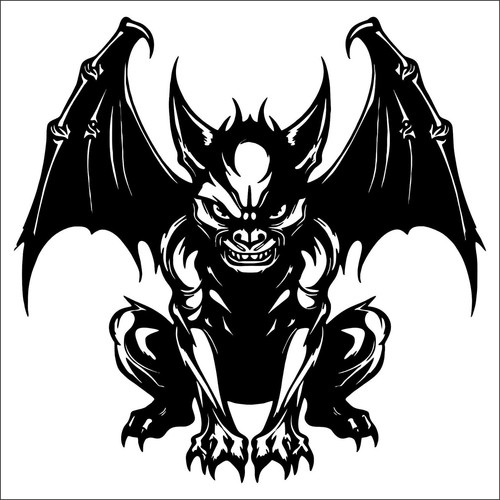 Creey dragon gargoyle vinyl - dragon,