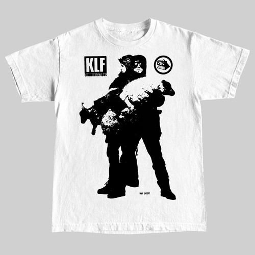 The klf why sheep t - 'why, t-shirt