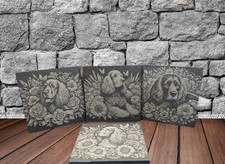 Cocker Spaniel Slate Coasters