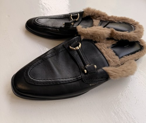 Women zara faux - faux, fur