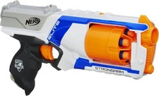 Nerf Strongarm N-Strike Blaster Rapid Fire White 6 Elite Darts Hasbro 36033