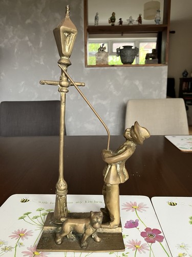 Heavy brass figure - brass, man