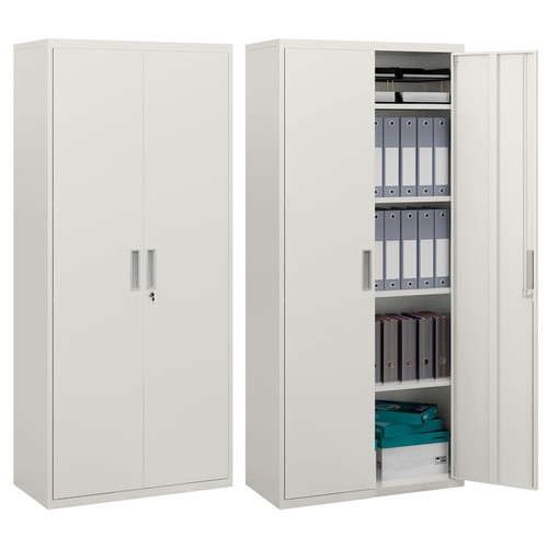 Homcom lockable metal cabinet - homcom,