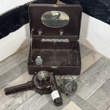 Bakelite 1950s Hairdryer & Storage Vanity Case Ormond E1022 Vintage Brown Prop