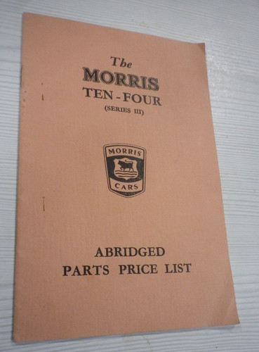 The morris ten four - the,
