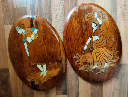 Tray wall plaques - tray, &