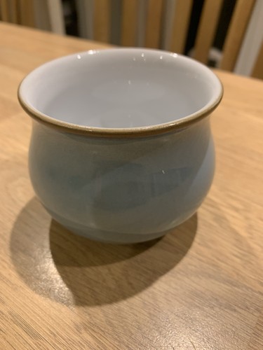 Denby azure blue sugar bowl - blue,