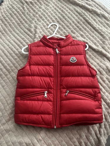 Boys red moncler - red,