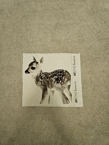 Deer fabric panel baby - fabric, /