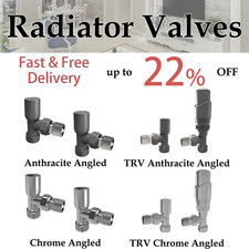Thermostatic Angled Radiator