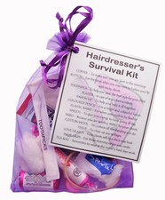 Hairdresser Survival Kit - unique novelty gift for a hair stylist
