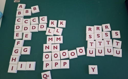 For letter tile spare - for,