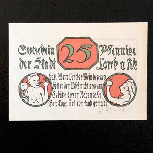 1920 german notgeld lorch - notgeld,