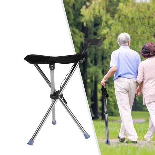 Folding portable walking stick - folding,