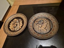 Pair of DENBYWARE Ltd Edition  Vintage Plates Egyptian Collection 3555 No1 And11