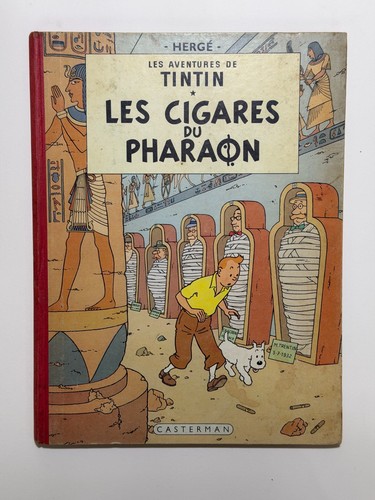 Vintage tintin les cigares du - tintin:,
