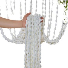 Qiboyuye Wooden Beaded Door Curtain Bead Curtain For Hallway Entrance Wood Curta