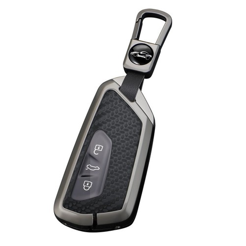 Metal leather remote key - remote, cover