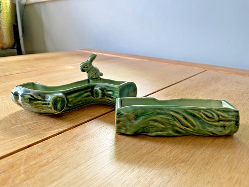 Vintage wade green pottery - vintage,