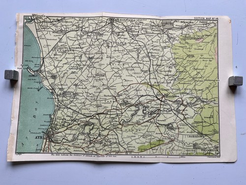 Antique map irvine - antique,