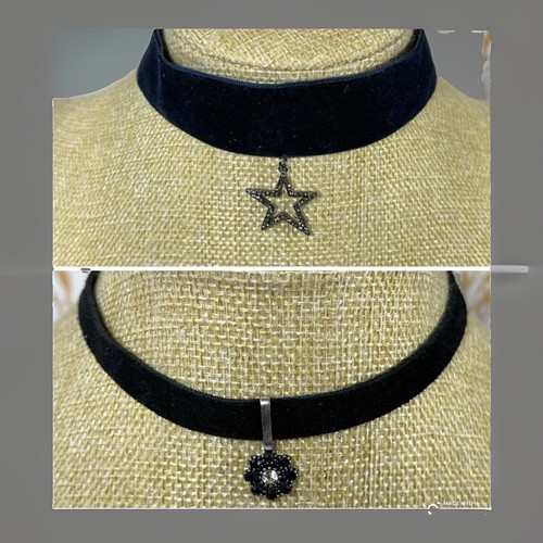 Zara choker necklaces blue - choker,