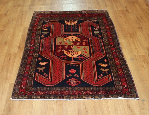 Old wool hand made oriental - wool,